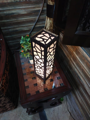 Mister Traders Brand 3D Laser Cutting Unique Design Wooden Lamp