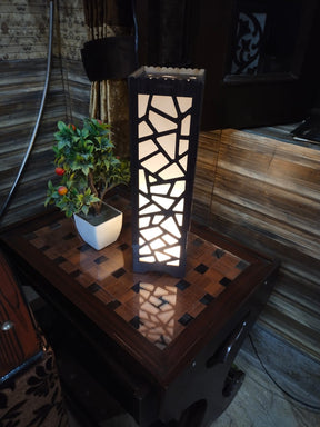 Mister Traders Brand 3D Laser Cutting Unique Design Wooden Lamp