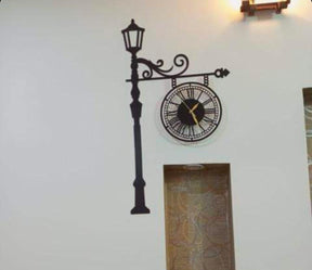 3D European Wooden Wall Clock